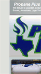 Mobile Screenshot of cedarparkpropaneplus.com